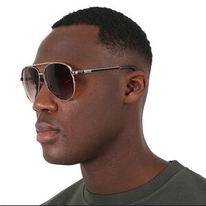 Kenneth Cole Reaction Brown Aviator Sunglasses